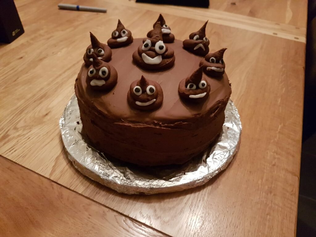 Funny Poo Birthday Cake