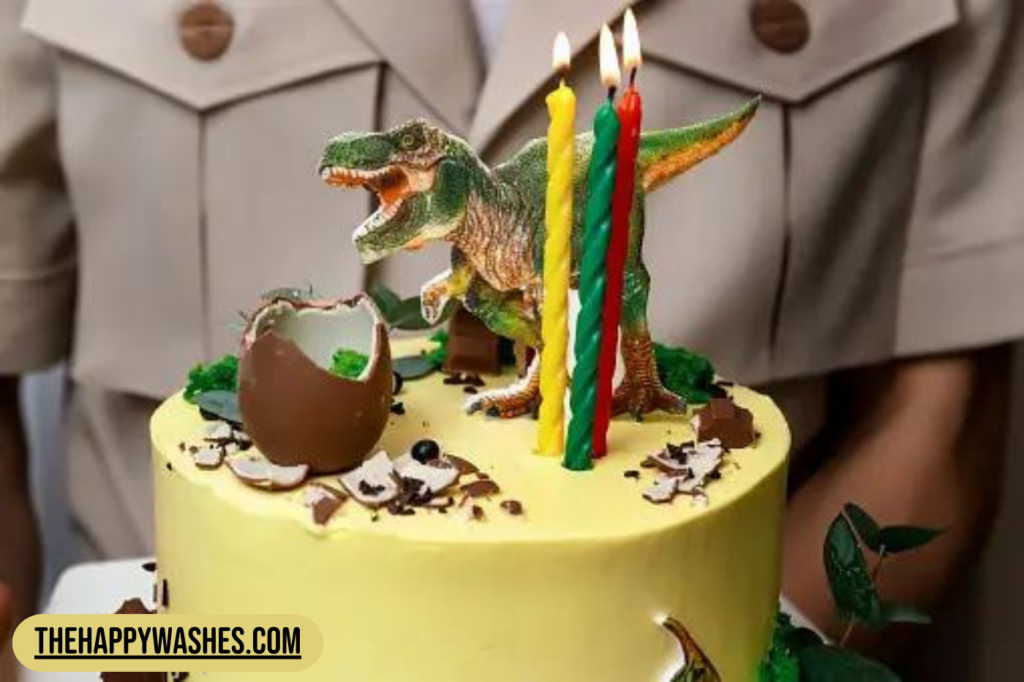 . Dinosaur Egg Nest Cake