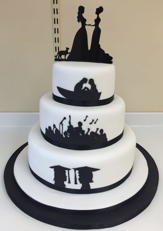 Silhouette Cake