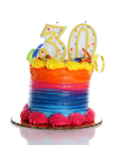 Alternatives to a 30th Birthday Cake